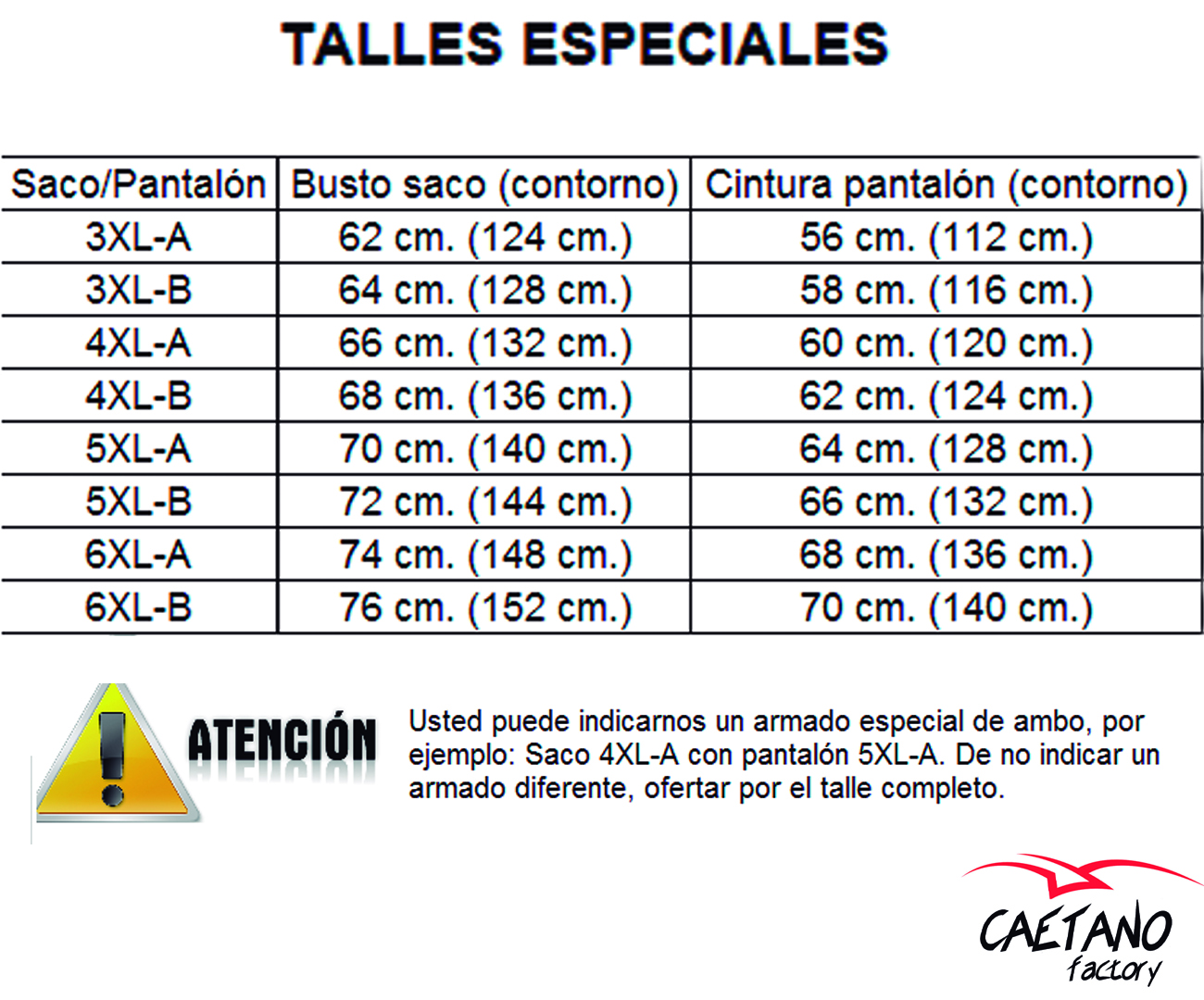 Trajes de 2024 hombre talles especiales